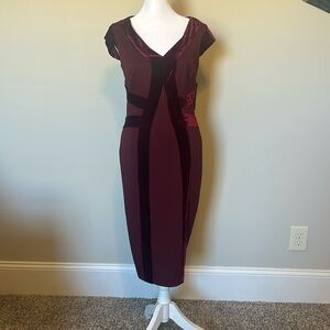 Net. New York & co maroon dress. Size xs